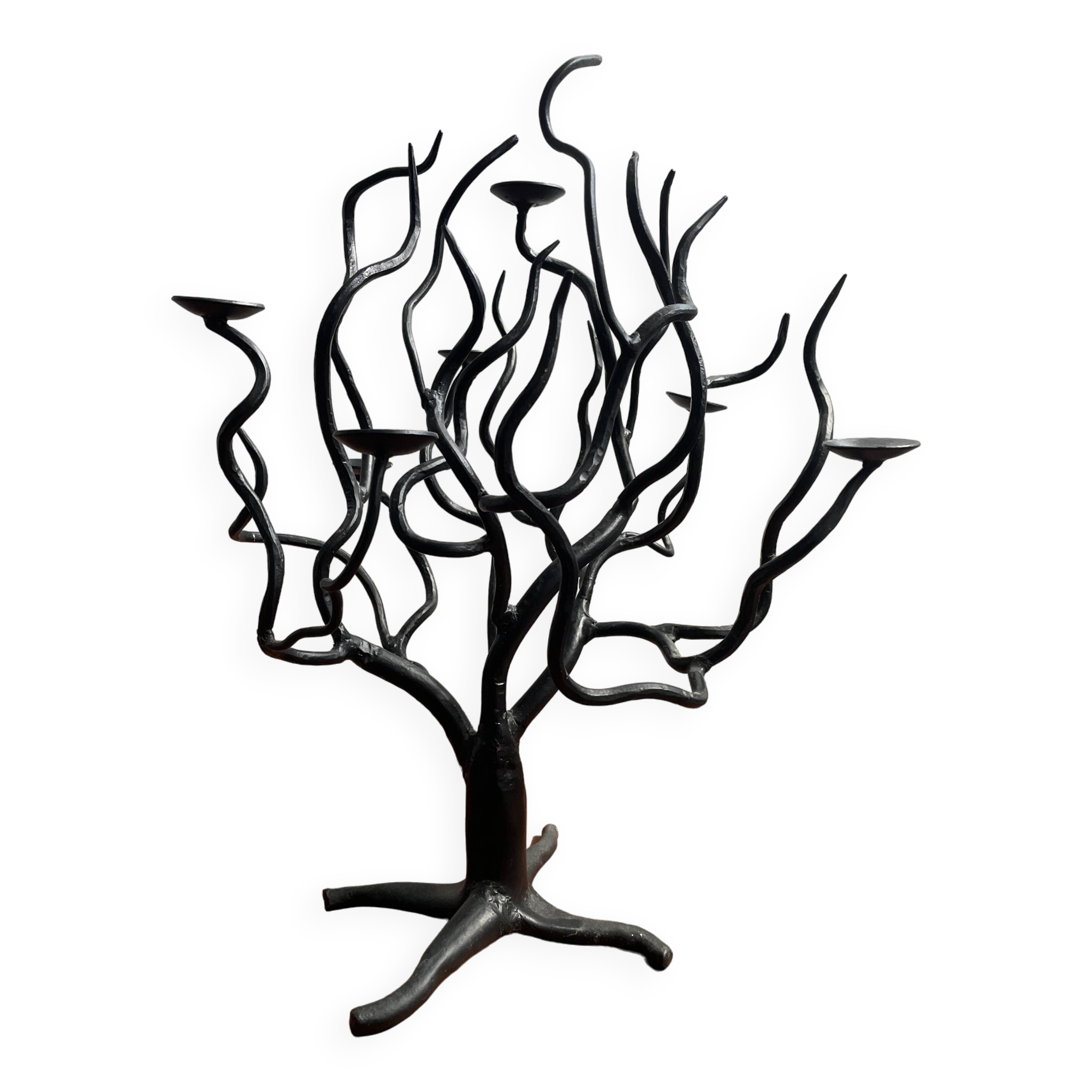 Candelabra 7 candles Wrought Iron
