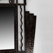 Art Deco wrought iron mirror – Paul Kiss, Paris, circa 1930