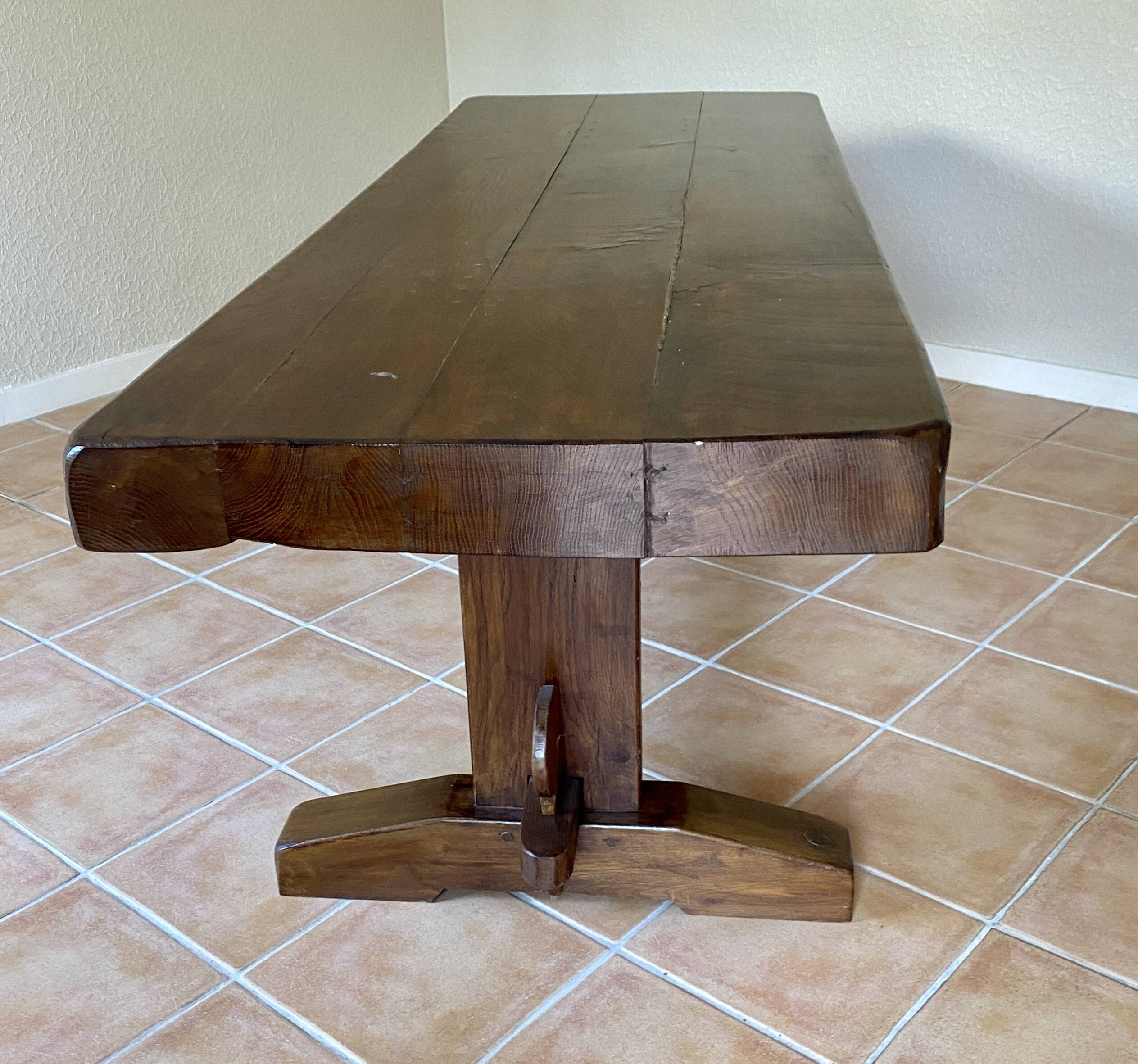 table de ferme chêne massif