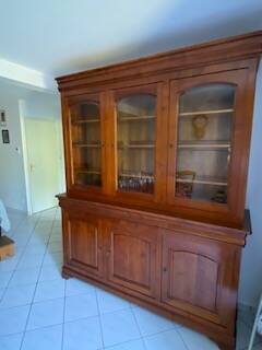 Beech wood buffet library