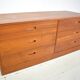 Chest of drawers by Erik Brouer 1960s Danish lowboard vintage teak