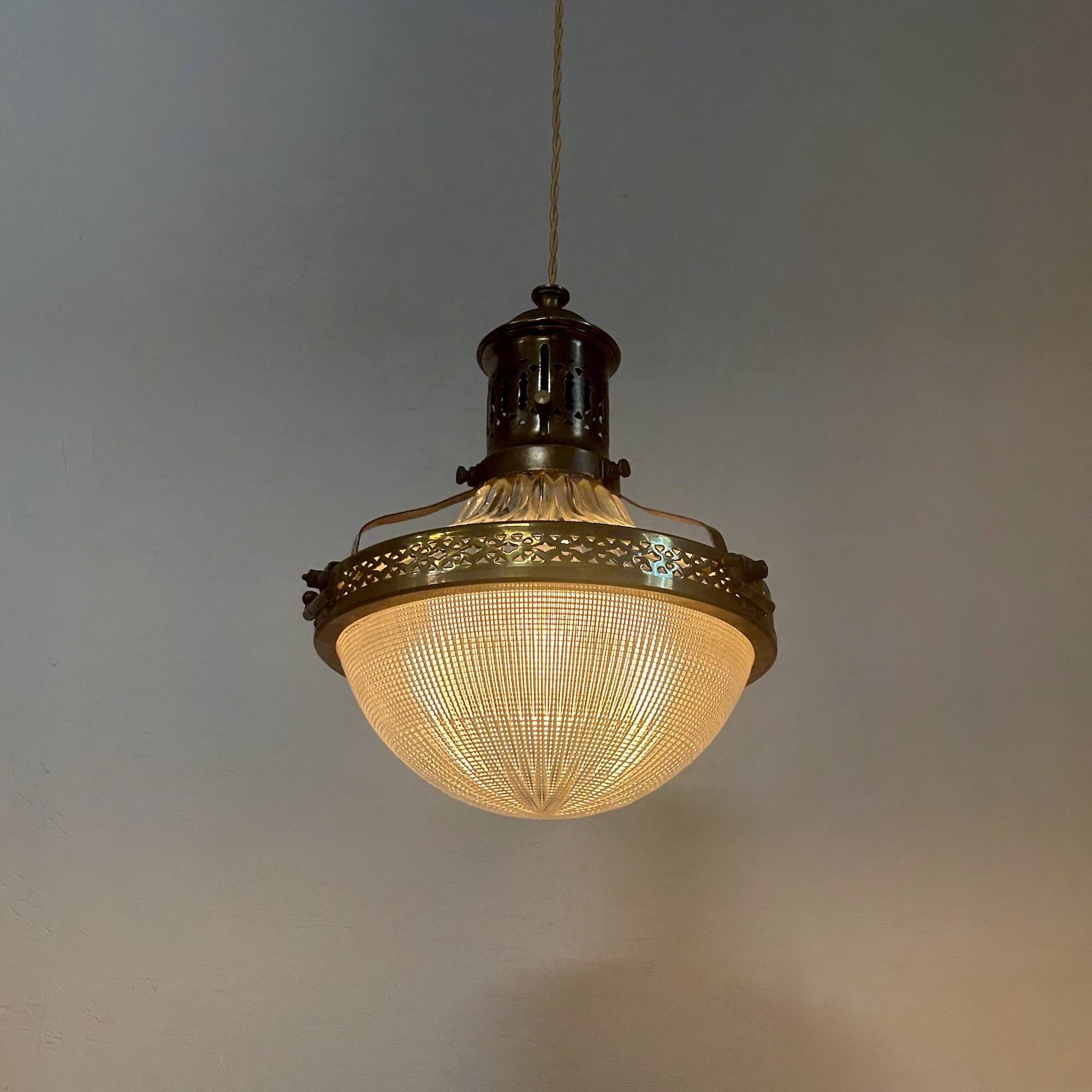 Holophane Art Deco suspension