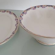 Lot de deux plats de service - Sarreguemines Digoin début XXème