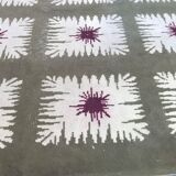 Tapis ancien art déco français fait main 203x292 cm