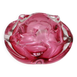 Bohemian Art Glass Bowl/Ashtray by Josef Hospodka, 1960's