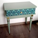 Vintage bedside table revamped