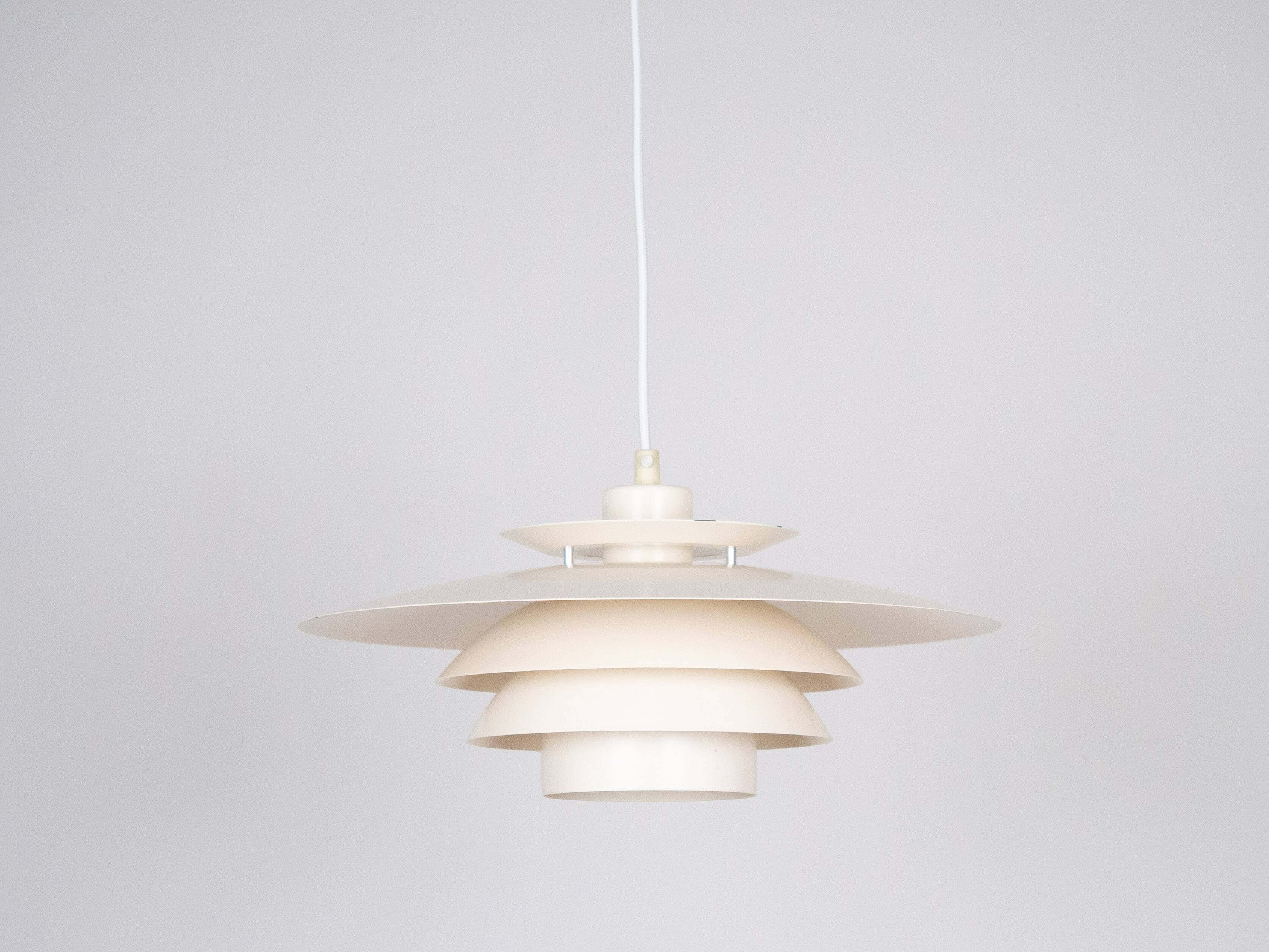 Lampe suspendue vintage danoise Bless par Dana light, années 1980.