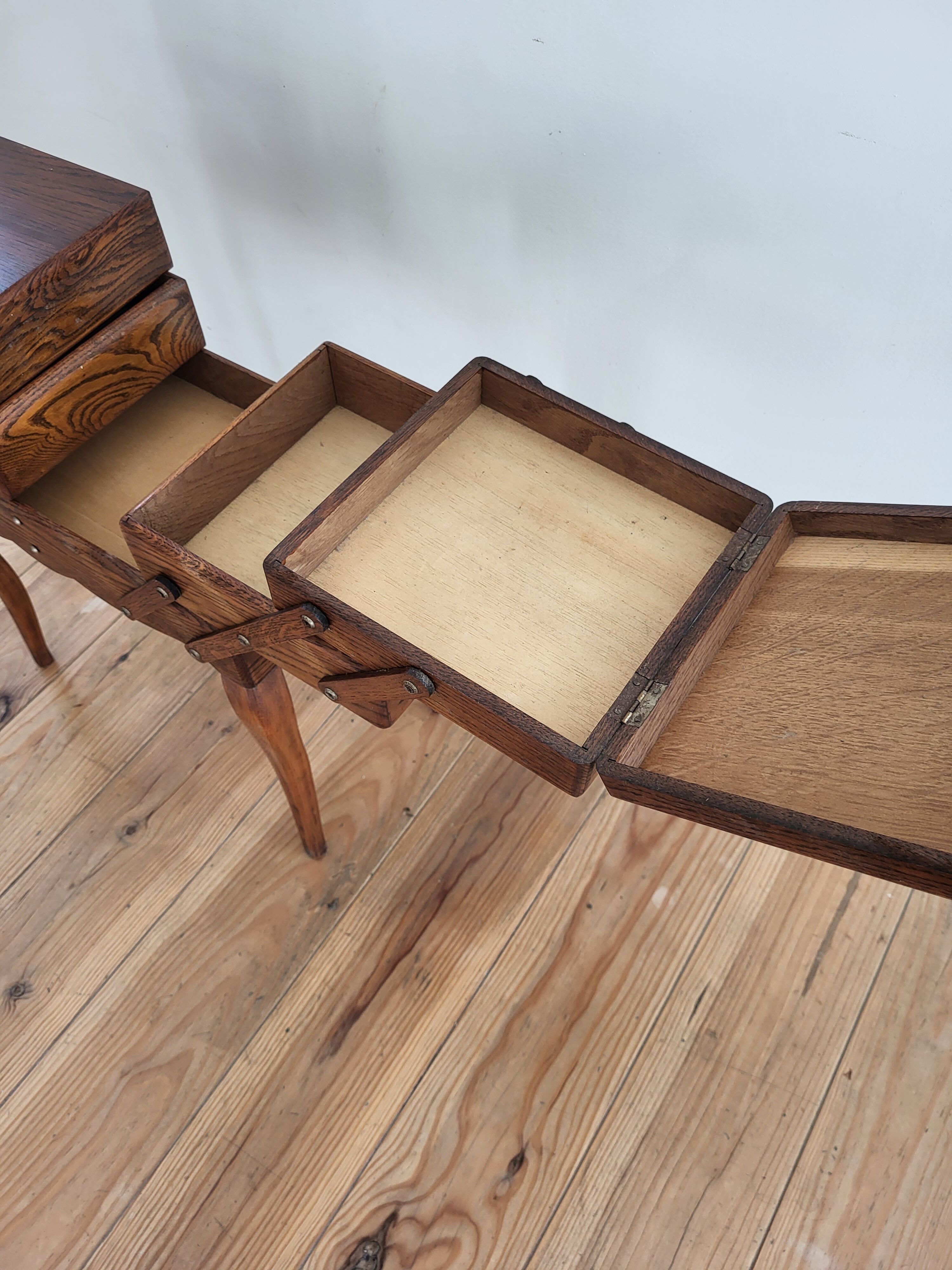 Art deco wooden seamstress