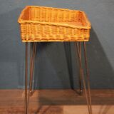 Panière sur pieds vintage 1970