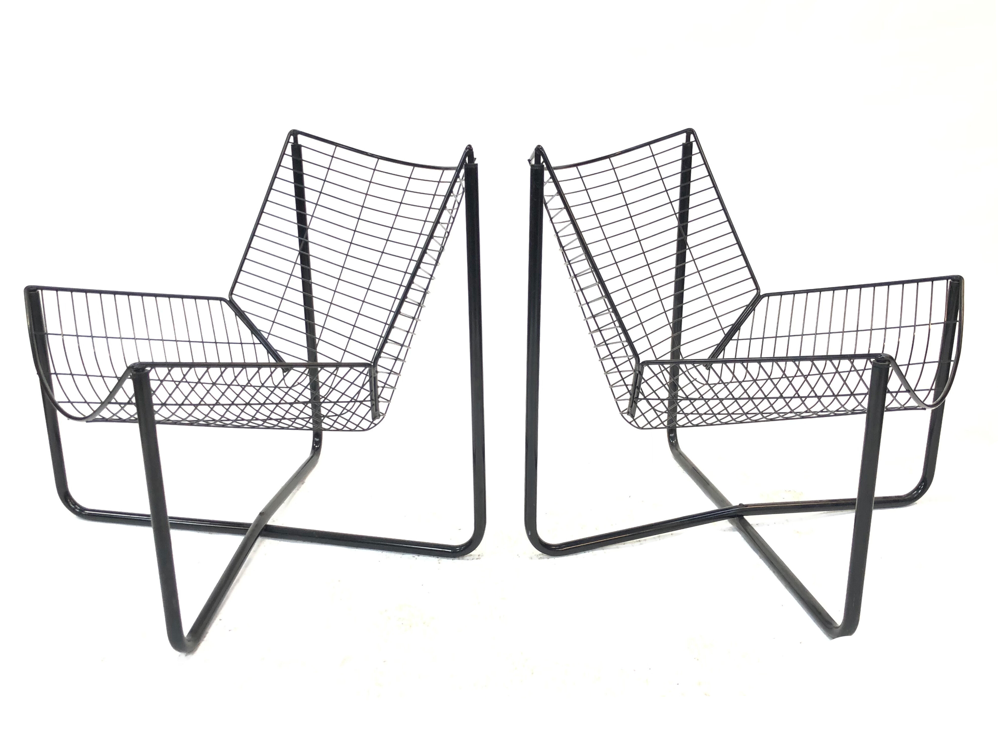 Fauteuil Ikea Jarpen Wire Chair vintage Niels Gammelgaard