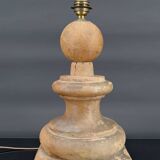 Terracotta pilaster lamp, brutalist style, France, Mid-Century