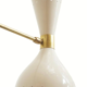 Applique murale diabolo italienne blanche