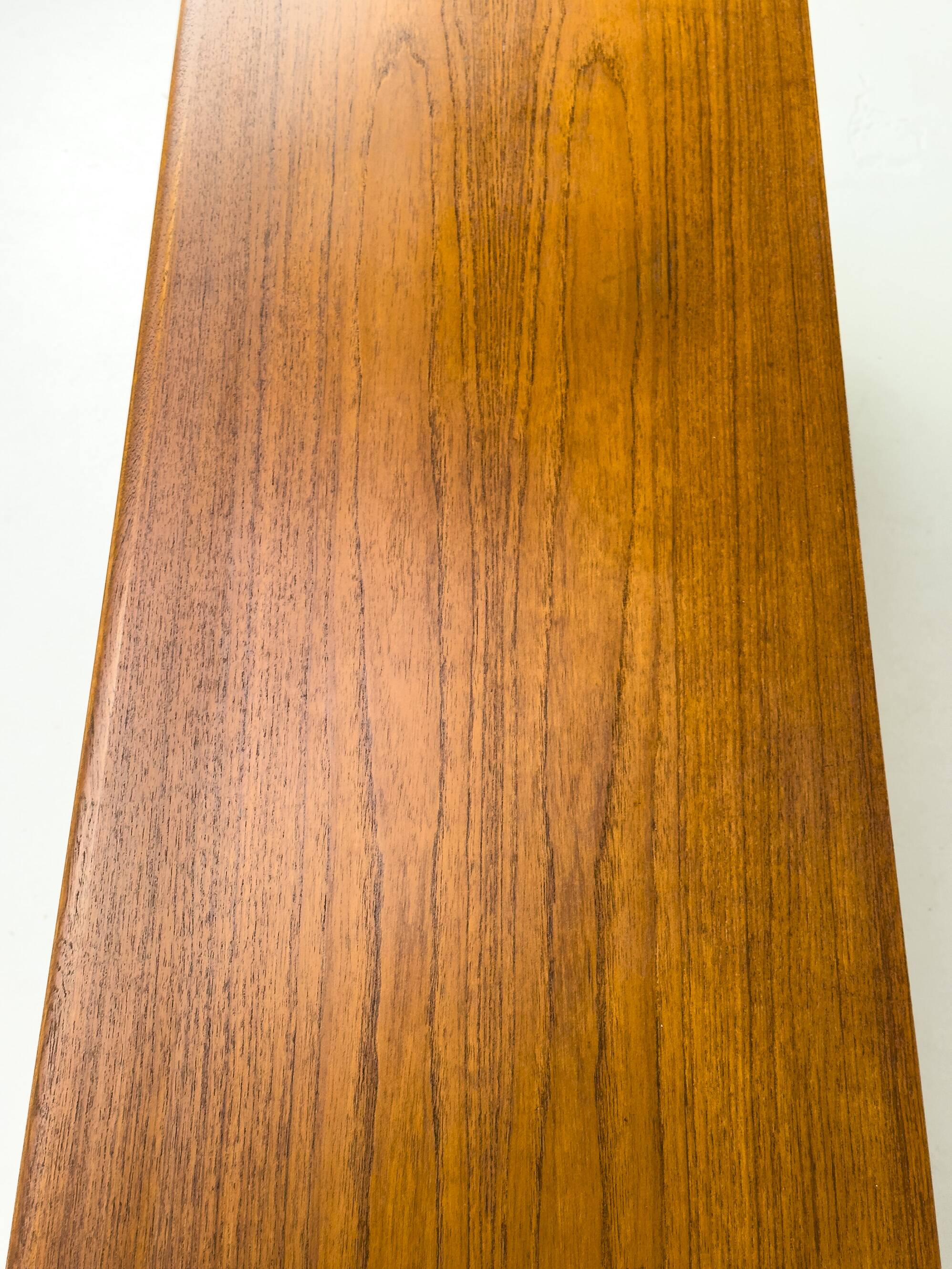 Vintage Teak Sideboard with Drawers and Sliding Doors, 1960s