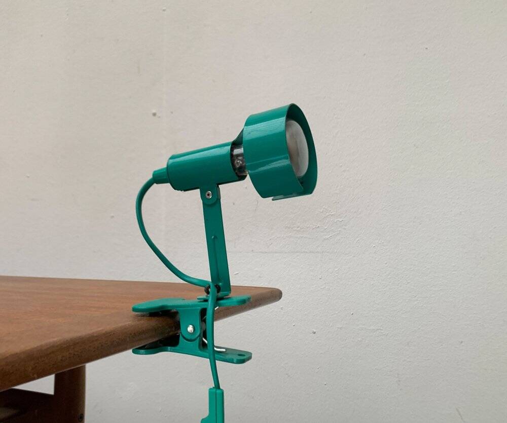Postmodern clamp lamp in vintage Space style from Ikea, 1980s.