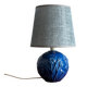 Lampe boule à décor de fleurs