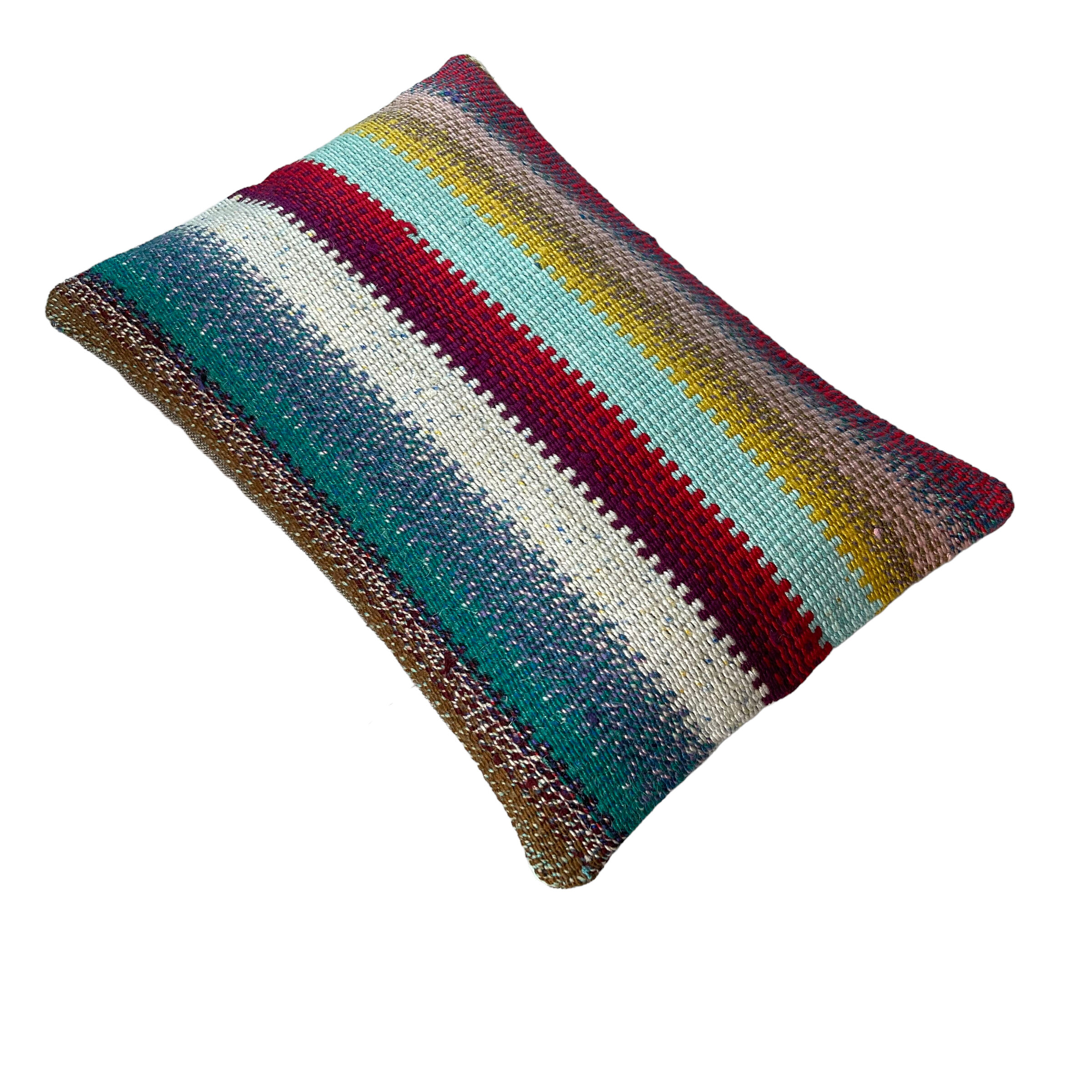 Vintage turkish handmade cushion cover , 30 x 50 cm