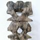 Masque Malgache Ancien Bois Palissandre Femme Têtes de Femmes Sculpté Artisanat