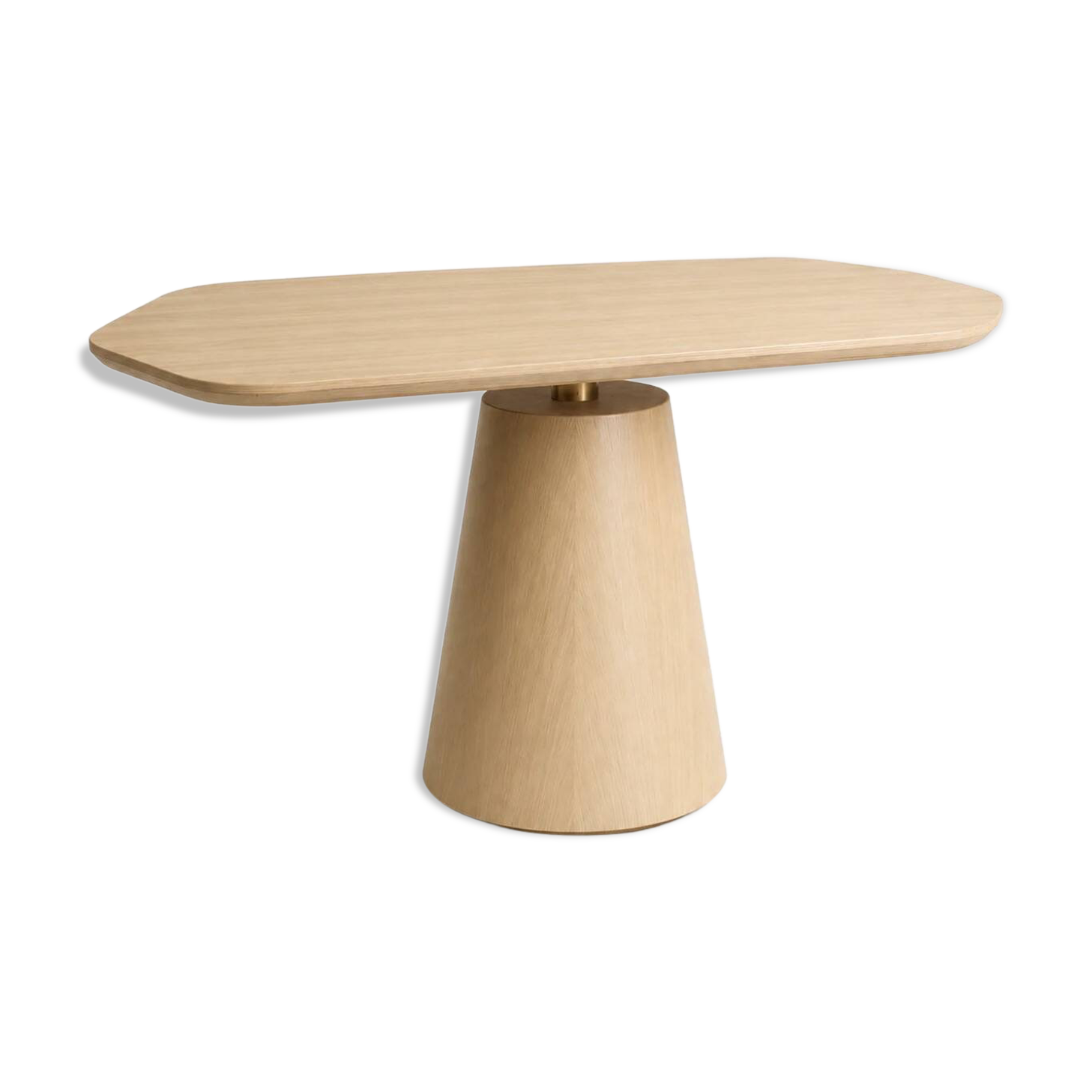 Natural oak console Japandi