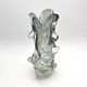 Large Murano Vase Smoked Glass Sculptural 31.5cm 3.1kg