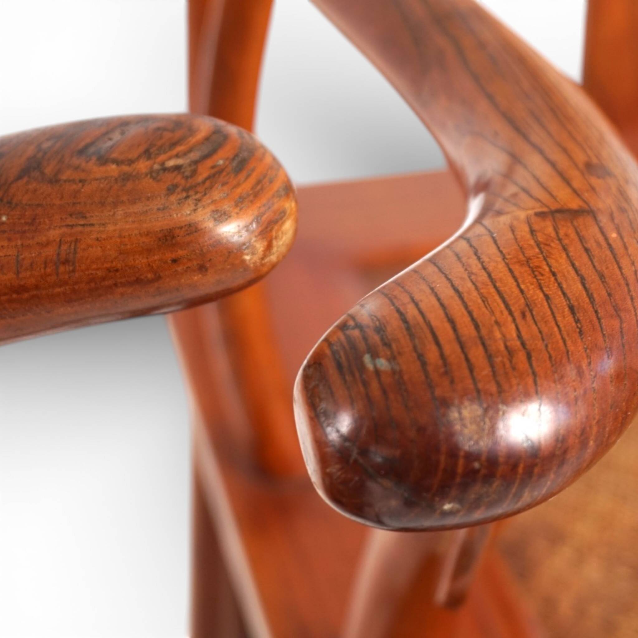 Set of 2 Chinese high-backed armchairs in the style of the Ming Dynasty, 19