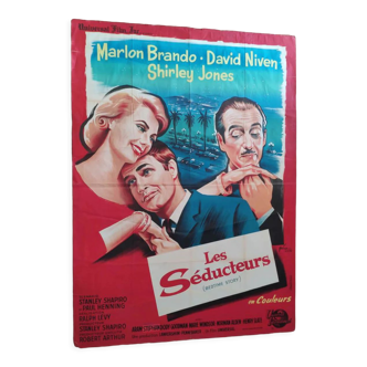 Original movie poster "The Seducers" Marlon Brando 120x160cm 1964
