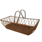 Old wicker couffin