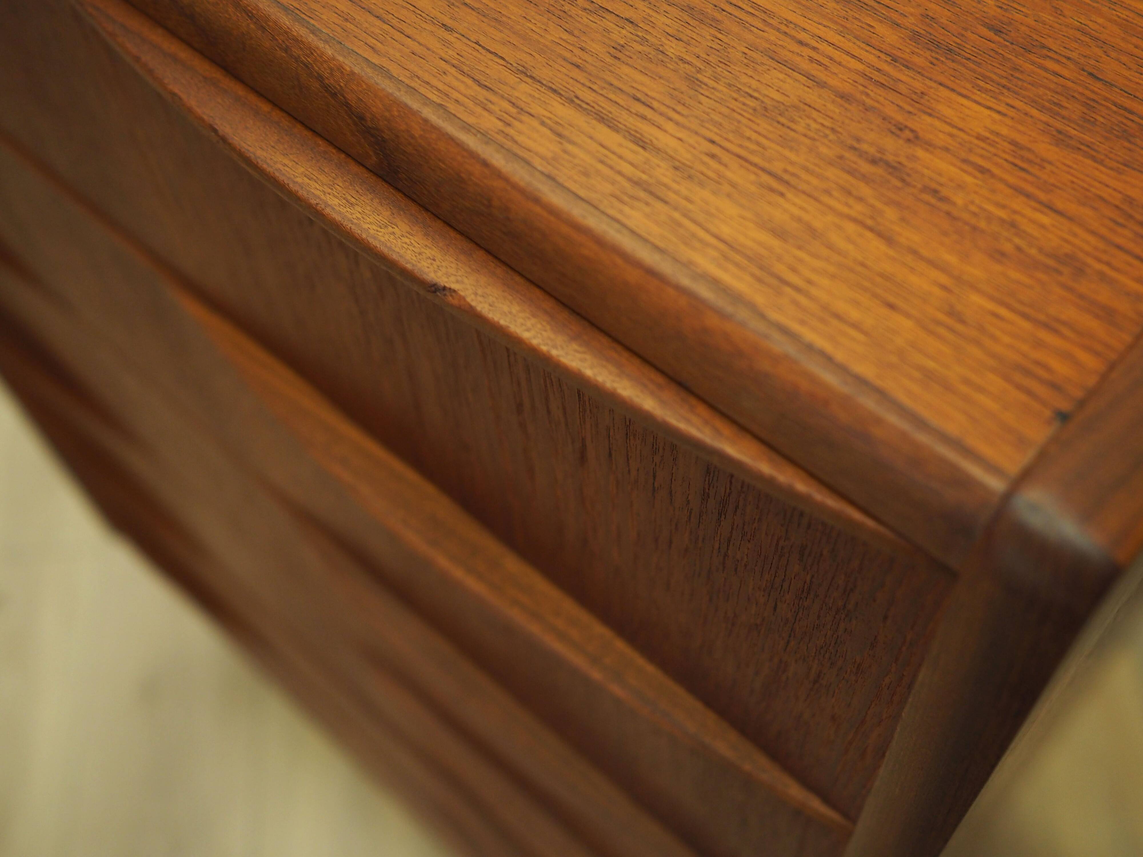 Teak chest of drawers, Danish design, 1970s, production: Denmark