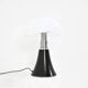 Black Pipistrello lamp by Gae Aulenti for Martinelli Luce, 1960s