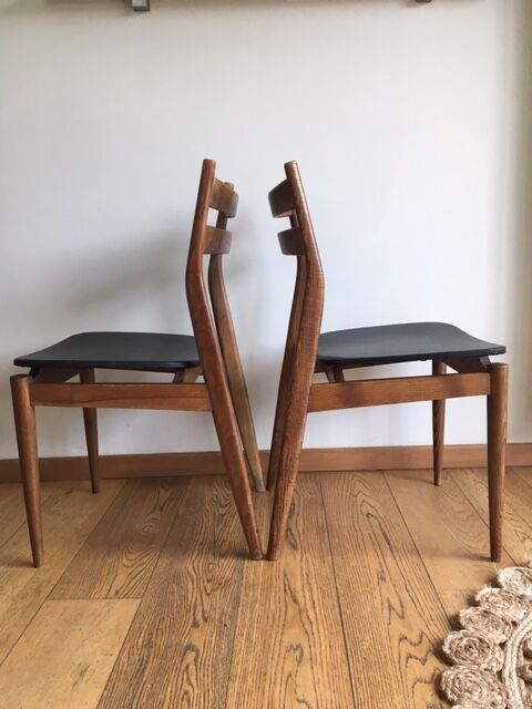 Pair Scandinavian chairs