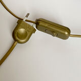 Art Nouveau-style glass mushroom lamp