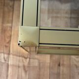 Vintage gold metal side table - end table