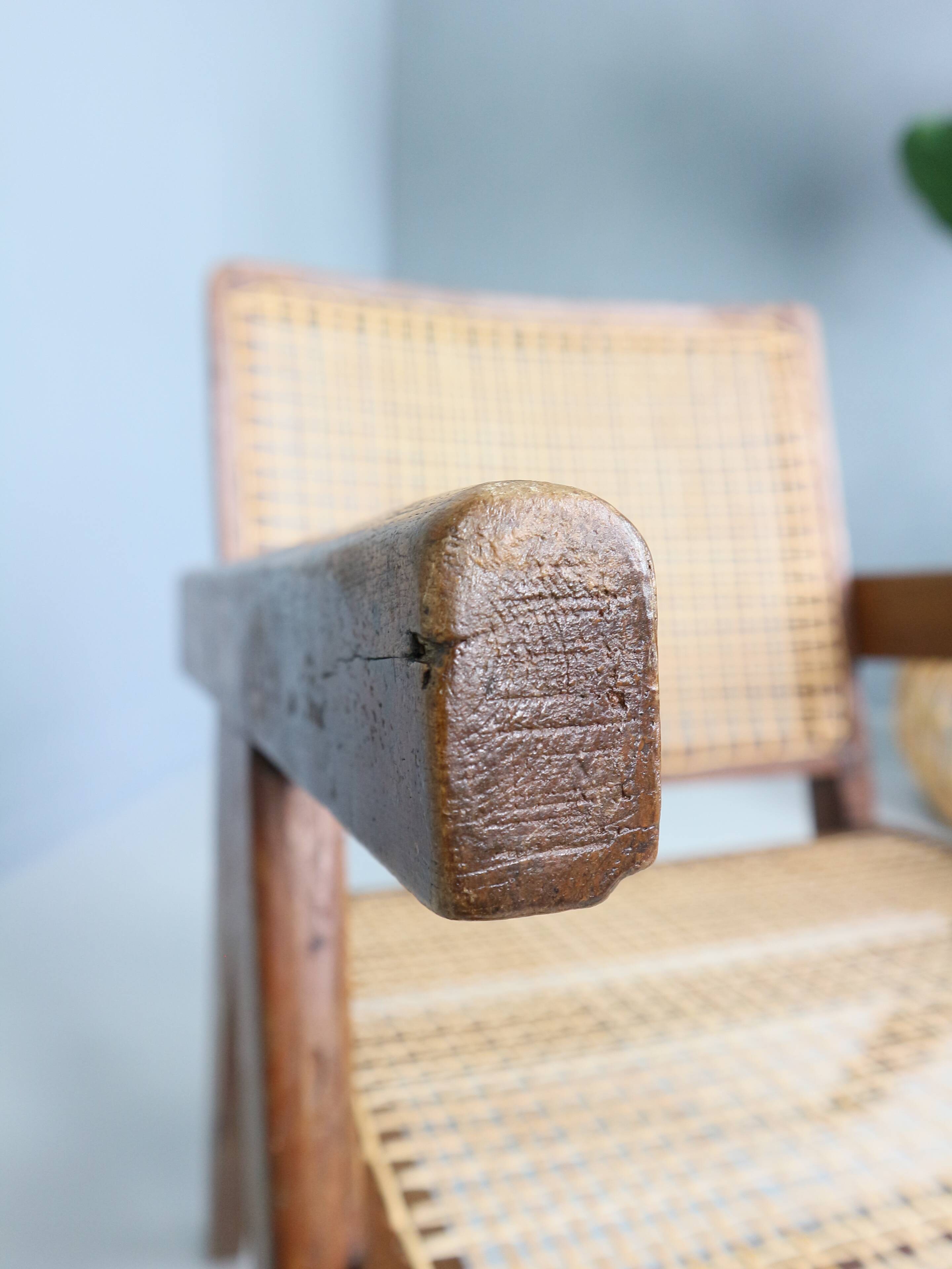Pierre Jeanneret PJ-SI-29-A Easy Cane Chair / Authentic Mid-Century Modern