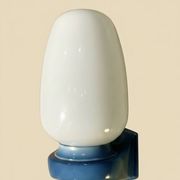 Vintage blue Tovi wall light Mid Century Modern/Space Age opaline scandi