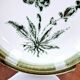 8 vintage hollow plates earthenware Gien model Herbiers table arts France