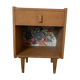 Scandinavian wood bedside