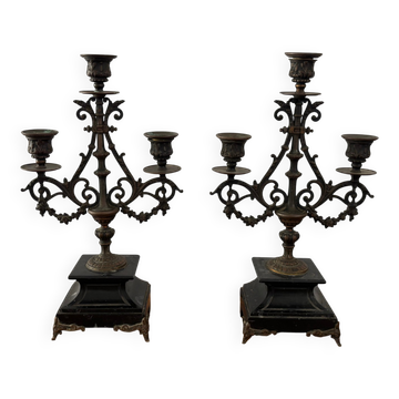 Bronze chandeliers