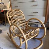 fauteuil en rotin pour enfant