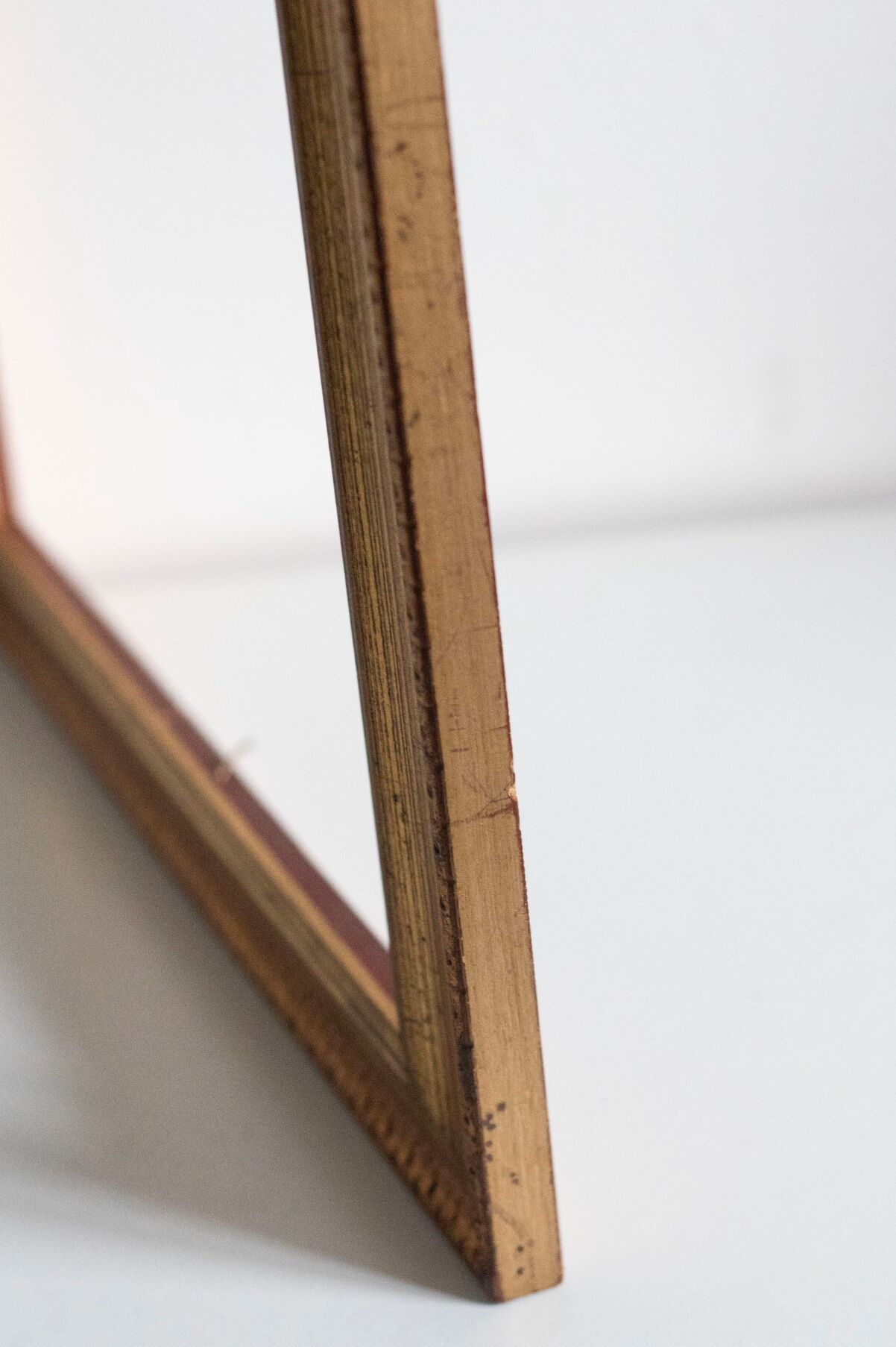 Old gilded wooden frame