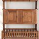 Two-body sideboard in solid oak – unique piece by a cabinetmaker – 1960s