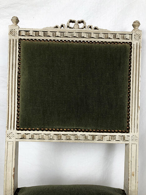 Pair of louis xvi style chairs