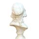 Bust of a young girl signed GRINAM NIAM Paris