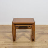 Mid-century teak nesting tables by R. Benett for G-Plan, United Kingdom, 1970s, set of 3