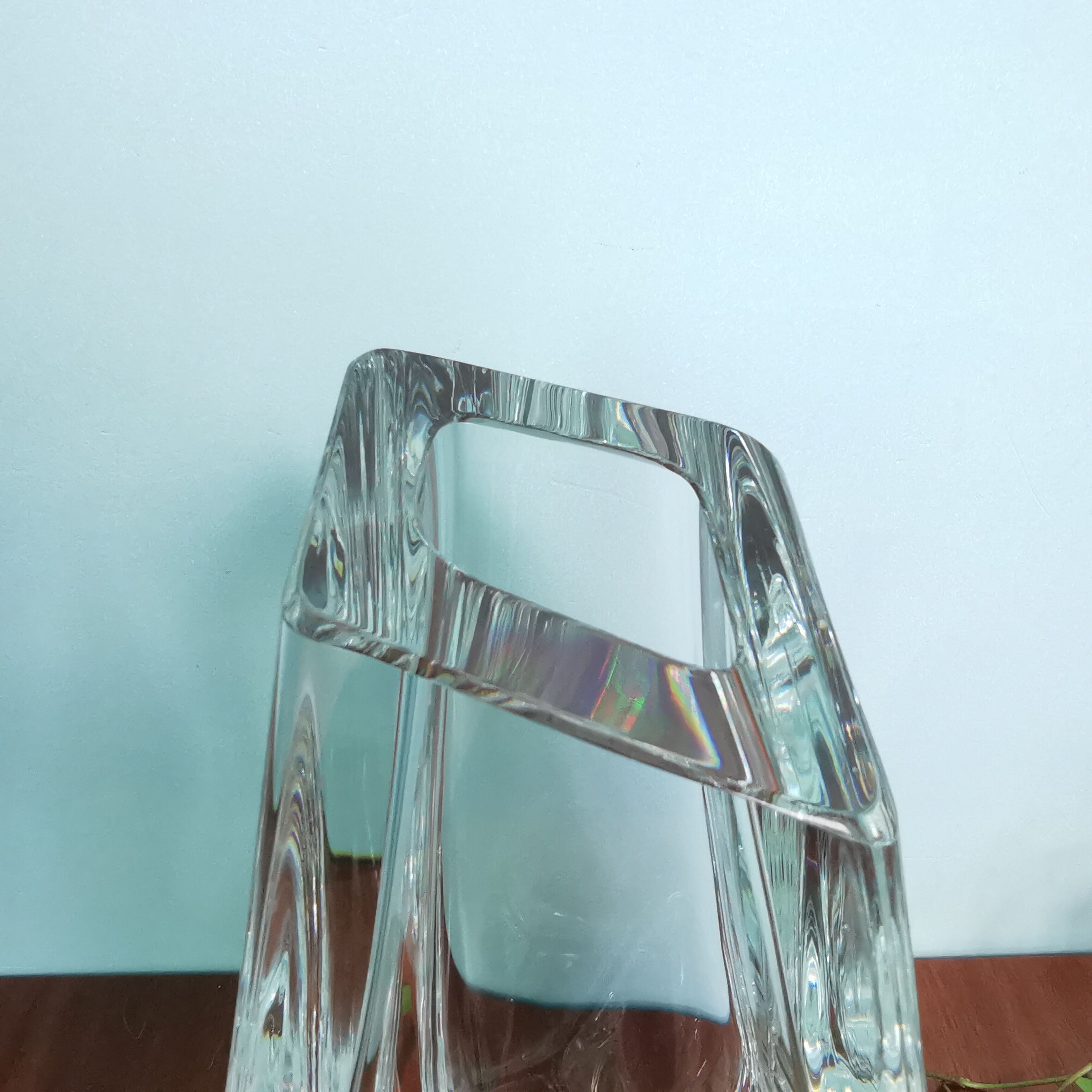 Vase Daum asymétrique
