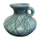 Vase à anses vintage bleu jean Austruy Despinasse