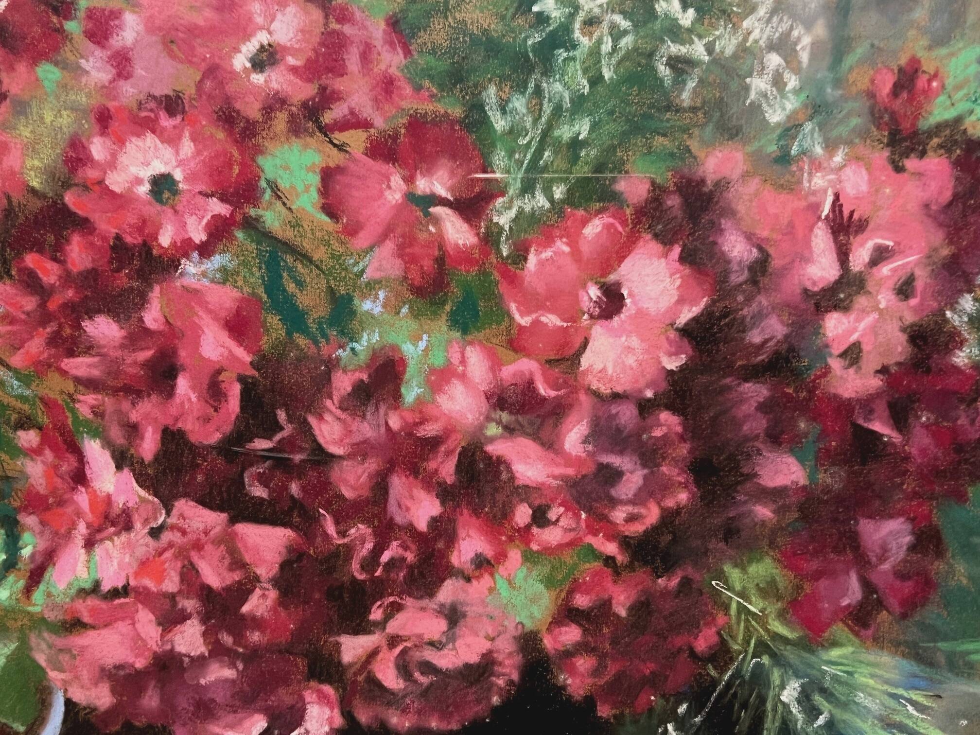 Christine Fonteyne Poupaert (1897-1968) still life with flowers.