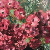 Christine Fonteyne Poupaert (1897-1968) still life with flowers.