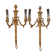 Pair of wall in Louis XVI style ormolu