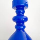 Hirschberg cobalt blue glass ring vase