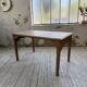 Oak desk with spindle legs, 1950s