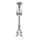 Wrought iron floor lamp